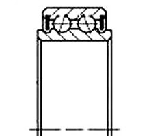 Double row torque tube bearing